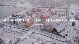 2021 ENKHUIZEN IN BEELD 10  WIERINGER KAPEL ZUIDERZEEMUSEUM GEMEENTE ENKHUIZEN  2021 DRONE ORBIT [upl. by Cirded]