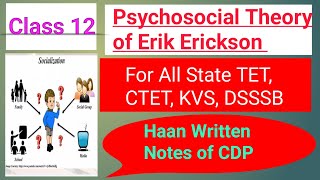 Erik Erickson  Theory of Psychosocial Development [upl. by Gittel]