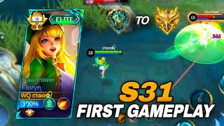 FLORYNS FIRST GAMEPLAY OF SEASON 31🍃  FLORYN GAMEPLAY  MLBB FLORYN  MOBILE LEGENDS ✨🥰 [upl. by Anerroc]