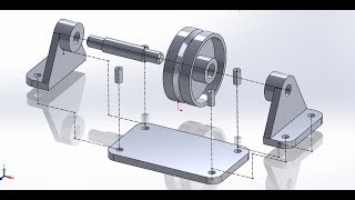 SOLIDWORKS básico Ensamble básicoRelaciones de posición [upl. by Etam278]