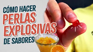 RECETA de Perlas Explosivas de sabores  Popping Boba Casero [upl. by Leibrag]