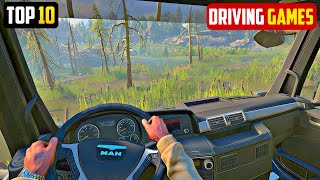 Top 10 Best driving games for Mobile  Best Games For Android on 2024 [upl. by Clemente]