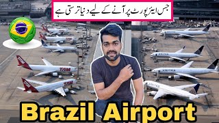 Sao Paulo Brazil Airport Vlog  Airport Vlog in Urdu  Airport Duty Free  Brazil Airport [upl. by Calvinna]