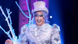 Sherry Pie Frozen Runway Look Rupauls Drag Race Season 12 THE MOST CLOSIEST SCENES ON THE RUNWAY [upl. by Sylvia653]