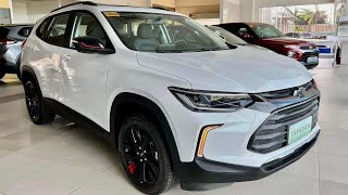 First Look Chevrolet tracker 2023 10L SUV 5 Seat  White Color  Interior and Exterior [upl. by Nauwtna]