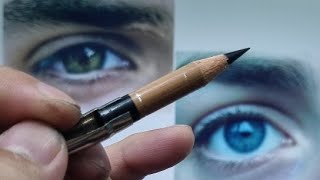 HYPER Realistic EYE Drawing How to Draw Layer Blend Colored Pencil LIVE [upl. by Branscum]