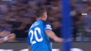 Piotr Zielinski goal vs Liverpool  Napoli vs Liverpool [upl. by Aedrahs]