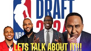 Kwame Brown React To Stephen A Smith amp Shannon Sharpe Ripping Lebron James Over Bronny Mock Draft [upl. by Cailly]