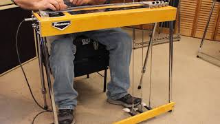 Emmons GS10 BumbleBee Pedal Steel Guitar [upl. by Nairoc]