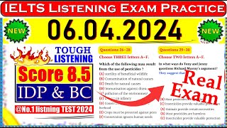 IELTS LISTENING PRACTICE TEST 2024 WITH ANSWERS  06042024 [upl. by Oicor]