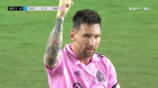 Lionel Messi GOLAZO wins it in STOPPAGE TIME on Inter Miami debut [upl. by Shifra]