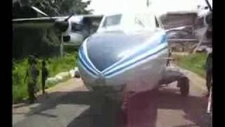 L410 crazy landing and take off in africa kongo [upl. by Trauner]