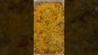 My easy green chile chicken and pepper casserole Recipe below [upl. by Hbaruas4]