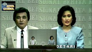 10101989 BERITA NASIONAL TVRI YASER DENHAZ UTARI NUR PERMADI [upl. by Refotsirk]