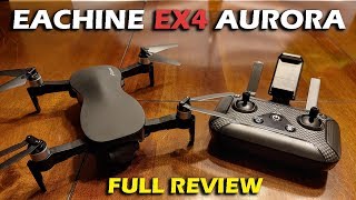 Eachine EX4 Aurora JJRC X12 CFLY Faith 3axis Gimbal GPS Drone Full Review [upl. by Anawot872]