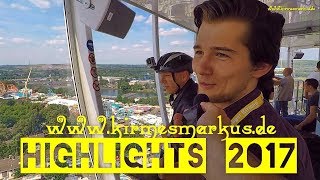 Kirmesmarkus Highlights 2017  Kirmes amp Parks  FunFair amp Theme Park Mix 2017 [upl. by Nonaihr343]