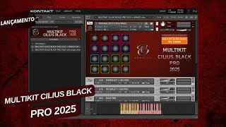 MULTIKIT CILIUS BLACK PRO 2025  PACK vARRANGER E TECLADO ARRANJADOR   DE 190 RITMOS [upl. by Yniattirb]