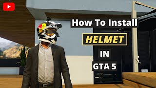 How To Install Helmet In GTA 5  Install Airoh Aviator Mod  Easy Method [upl. by Danuloff]