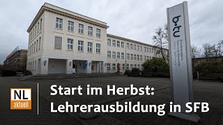 Senftenberg  Start für Ausbildung von Grundschullehrkräften für Herbst geplant  Ganze PK [upl. by Neicul]