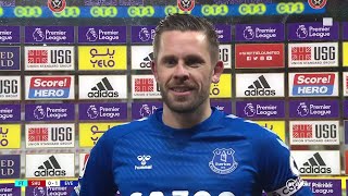 quotIm not sure what I was doing in the boxquot Matchwinner Gylfi Sigurdsson on perfect Everton night [upl. by Refynnej836]