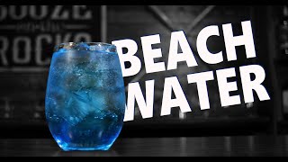 Beach Water Cocktail  Blue Curacao Cocktail  Booze On The Rocks [upl. by Kimbra]