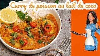 Curry de poisson au lait de coco [upl. by Eetsirhc]