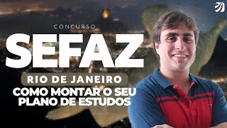 CONCURSO SEFAZ RJ COMO MONTAR O SEU PLANO DE ESTUDOS Henrique Tiezzi [upl. by Hgielime]