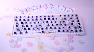 Upgrading my Budget Keyboard  Royal Kludge RK84 Keyboard Mod [upl. by Arok]