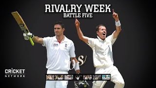 Rivalry Week Kevin Pietersen v Peter Siddle [upl. by Annez262]