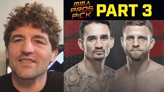 MMA Pros Pick  Max Holloway vs Calvin Kattar  Part 3 [upl. by Rohpotsirhc]