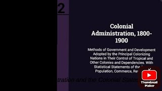 Grade 12 History  Unit Two lesson 3 Colonial Administration and the Colonial States በ አማርኛ [upl. by Haleak]