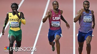 Another final another upset first time Worlds finalist wins thrilling mens 400m  NBC Sports [upl. by Rhianna218]