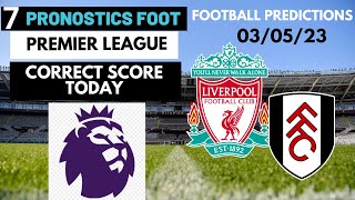 PRONOSTIC FOOT PREMIER LEAGUE  CORRECT SCORE TODAY  Fotball predictions today [upl. by Carlo]