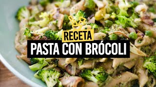 RECETA PASTA CON BROCOLÍ 🥦 Y QUESO FRESCO 🥰  FIEBRE FOODIE [upl. by Bal]