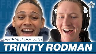 TRINITY RODMAN on waiting for Emma Hayes hidden talents and TikTok trends  Friendlies [upl. by Thomsen489]