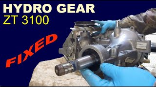 Hydro gear ZT 3100 transaxle problem identification and repair [upl. by Namyw]