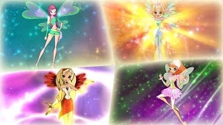 Winx Club  All Side FairiesCharacters Transformations HD [upl. by Aneen]