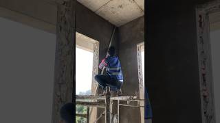 Plastering process materialsforbuildingabrickwall construction [upl. by Lewes]