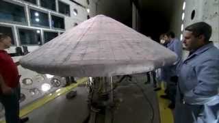 Inflatable Heat Shield Set For Test Flight  Video [upl. by Rudolf]