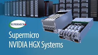 Supermicro NVIDIA HGX H100H200 8GPU Systems [upl. by Nnod]