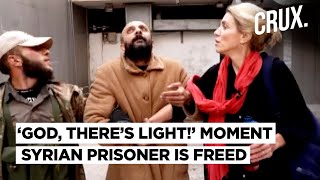 Camera Captures Dramatic Moment A Prisoner ‘Unaware’ Of Assad’s Ouster Is Freed From Syria Jail [upl. by Lorimer413]