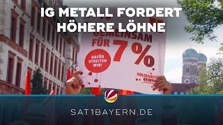 Bayern Tarifverhandlungen in der Metall und Elektroindustrie [upl. by Hereld470]