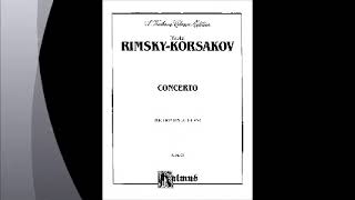 Nicolai RimskyKorsakov  Concerto for Trombone and Piano 1st Movement Play Along [upl. by Limaa]