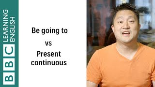 Be going to vs Present continuous  English In A Minute [upl. by Cleodel308]