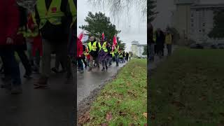 WickerBeschäftigte streiken in Bad Zwesten für bessere Arbeitsbedingungen [upl. by Bissell327]