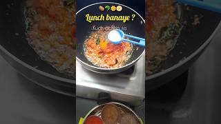 Launch banaye  Achha sa cooking lunchtime trendingonshorts youtubeshortsviralvideomusic life [upl. by Bonita661]