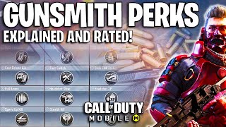 CoDM Gunsmith Weapon Perks Explained 😲 Gunsmith Perks Explained amp Rated [upl. by Ayim9]