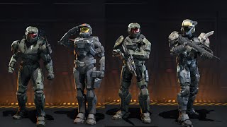 Halo Infinite Realistic Spartan Fashion Showcase [upl. by Lyontine]