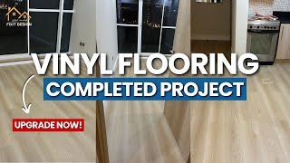 Fixit Design Creates STUNNING Vinyl Flooring Project [upl. by Neerihs]