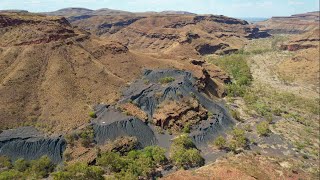 Wittenoom Mine Australia From Above [upl. by Wharton849]